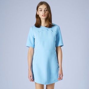 Topshop blue mini dress